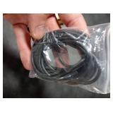 uxcell Nitrile Rubber Round Seal Strip, 3mm(1/8) Diameter 3 Meters (9.84Ft) Long Hard Solid Rubber Weather Stripping for DIY Gasket, Industrial Equipment, and Furniture