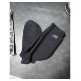 RANDY SUN Waterproof Hiking Socks For Men, Climbing Running Spelunking Exploring Outdoor Socks Gardening Yard Work Rainy Days Socks Elastic Cuff And Cushioned Footed(1 Pair Midcalf Black L)
