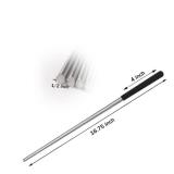 2 PCS Winding Rods D 1/2 x L 16.75 Inch with Black Random Antiskid Handle, Used for Garage Door Torsion Spring