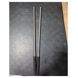 2 PCS Winding Rods D 1/2 x L 16.75 Inch with Black Random Antiskid Handle, Used for Garage Door Torsion Spring