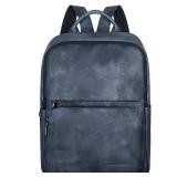 SYTRAH Leather Backpack for Women, Vintage 15.6 inch Laptop Backpack Purse for Women, College Casual Backpacks Ladies Computer Bags for Travel Business Work Vintage Blue