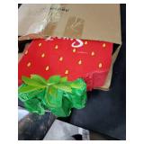 Aoriher Strawberry 1st Birthday pinata Strawberry pinata Summer Berry Strawberry pinata with stick Blindfold Mask Confetti for Girls Strawberry Theme Birthday Baby Shower Party Game Supplies Decor