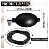 Fabbay 1 Set Blood Pressure Bulb Pump Replacement Rubber Inflation Bulb Adjustable Blood Pump Monitor Manual Pressure Hand with Tubing Air Valve for Sphygmomanometer