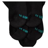 Hanes Medium-Shoe Size: 9-2.5 Boys, Double Tough Cushioned Crew Socks, 12-Pair Packs, Black
