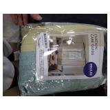 MIULEE Linen Texture Curtains for Bedroom Solid 100% Blackout Thermal Insulated Seafoam Green Curtains Grommet Room Darkening Drapes for Living Room Nursery 52x72 Inch (2 Panels)