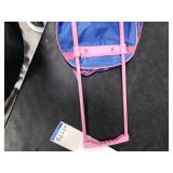 Disney Kids Suitcase - Foldable Trolley Bag 47 x 30cm, 2 Wheels Extendable Handle - Kids Gifts (Blue Stitch)