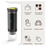 Irishom Portable Coffee Machine, 3 in 1 Cordless Electric Coffee Maker, Work with Capsule and Ground Coffee, Cold Brew and Heating Coffee Maker with 150ml Cup