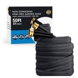 Haeteir 2025 Upgraded 50FT Non-Expanding Garden Hose, Lightweight, Flexible Ultra-Light Water Hose, Burst-Resistant, Lead-Free, Anti-Kink, High-Pressure