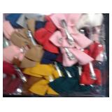 Jollybows 40PCS 2.8 Baby Girls Hair Bows Alligator Clips Woolen Hair Barrettes Hair Accessories for Little Girls Toddlers Teens Kids (1- Light Multi-colored)