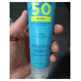Blue Lizard Kids Mineral SPF 50 Sunscreen Lotion, 100% Mineral, Childrens Sunscreen, Water-Resistant Formula, Paraben-Free, Fragrance-Free, 5 fl oz