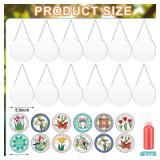 MultiPcs Stained Glass Painting Starter Kit Suncatcher Craft DIY Window Paint Art Including 7 Colors 12 Suncatchers 12 Patterns 12 Chains 4 Tool Set for DIY Project Spring Home Birthday Party Activiti