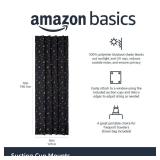 Amazon Basics Portable Blackout Curtain Shade with Suction Cups, 50 W x 78 L, 1-Pack, Moon and Stars