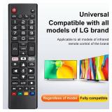 LG Smart TV Remote Control Replacement Universal for All LG Smart TVs 2 Pack