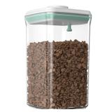FAFAFLYER Dog-Cat POP Treat-Airtight jar-Container - 2.2 Qt/2 L | Stackable One-Touch Opening | For Snacks Candy Salt Herbs Spices | BPA-Free