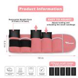 Vivitory Adjustable Ankle Weights for Women & Men, Leg Weights 2 to 10 Lbs, Arm Weights, Ankle Wrist Weights Set for Strength Training, Jogging, Gymnastics, Aerobics, Physical Therapy