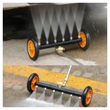 Undercarriage Pressure Washer Attachment with 6 Nozzles, Siebwin 16 Dual-Function Water Broom for Pressure Washer Undercarriage Cleaner with 3 Pieces Extension Wand, 4000 PSI, 1 Adapter