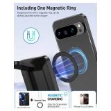 Magnetic Wireless Charger for Google Pixel Watch 3/2, 3 in 1 Foldable Wireless Charging Station for Google 10/10 Pro XL/10 Pro/9/8/7/6, Pixel Buds Pro 2, Fast Mag-Safe Charging Stand with Adapter