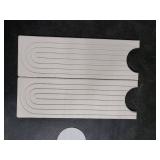 Eormoe Stone Faucet Mat for Kitchen Sink Diatomite Drying Stone Mat & Sink Protector, Prevent Moisture Sink Splash Guard Water-Absorbing Stone Tray for Bathroom Counter [Light Grey,23.6 x 3.9]