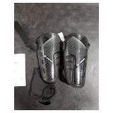 Hryrbay Kids Soccer Shin Guards and Socks Toddler Shin Pads Protective Defender Gear for Youth Boys Girls S