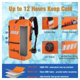 Backpack Cooler Bags Insulated Leak Proof 40Cans Soft Cooler Backpack Insulated Waterproof Leak Proof Ice Travel Hiking Beach Camping Picnic Lunch Bags for Men Women for 18Hour Cooling