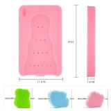 HALLO Baby Bath Sponge Soft Infant Bath Mat Newborn Cushion Odor Free (Pink)