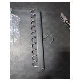 Bra Hanger for Closet, Tank Top Organizer 20 Hooks Capacity Foldable Wood Space Saving Hanger Closet Organizers and Storage for Dorm & Apartment for Tank Top, Hats, Scarf etc.