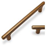 POVEFONK 9 Pack 5 inch(128mm) Antique Brass Kitchen Cabinet Handles Cabinet Pulls Vintage Drawer Pulls Aged Gold Bronze Kitchen Cabinet Hardware Handles