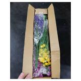 Hananona 12 Pcs Artificial Flowers Outdoor, Faux Artificial Plants UV Resistant Plastic Flower Bulk for Hanging Planter Porch Window Home Wedding Fall Summer Decor (12, Multiple Color)