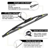 OEM Windshield Wiper Blade Replacement for Chevy Blazer 2019-2021 2022 2023 Original Equipment All-Season Rear Wiper Blade Set 24+18+12 (Set of 3)