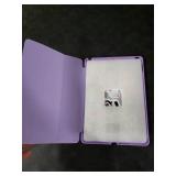 Soke Case for iPad 9th/8th/7th Generation 2021/2020/2019, [Slim Trifold Stand + Auto Wake/Sleep], Premium Protective Hard PC Back Cover for Apple iPad 10.2 Inch (Lilac)