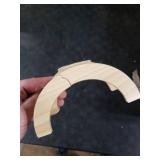 Hermit Crab Climbing Arch Bridge Wooden and Rope Hermit Crab Climbing Toys Hermit Crab Supplies Small Animal Cage Accessories for Hamster Lizard Chameleon Reptile CRACK PRESENT