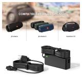 Replacment for JBL Xtreme 2 Charger Compatible with JBL Boombox, Xtreme, Extreme Portable Wireless Bluetooth Waterproof Speaker 8.8FT 19V Replacment for JBL Speaker Power Cord