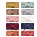 Niceye Baby Girls Headbands with Bows Handmade Hair Accessories Stretchy Hairbands for Newborn Infant Toddler