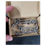 DGHAOP 4pcs Stainless Steel Spring Hook and Eye Safety Latch 3-inch Wire Gate Hook and Eye Latch
