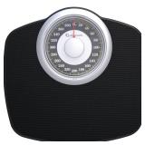 Adamson A25 Scales for Body Weight - Up to 400 LB - 5.3 Dial on 12.4 x 10.2 Platform - Anti-Skid Rubber Surface - High Precision Bathroom Scale Analog - Durable with 20-Year Assurance - Gold