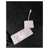 SZHAIYIJIN SD Card Reader for iPhone, Memory Card Reader with USB Camera Adapter Plug and Play Trail Game Camera Viewer Supports SD and TF Card MicroSD Card Adapter for iPad No App Required