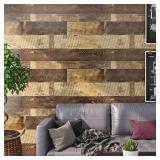 Livelynine 15.8x197 Wood Contact Paper for Floors Waterproof Renter Friendly Floor Peel and Stick Wood Planks for Walls Bathroom Vinyl Plank Flooring Roll Self Adhesive Vinyl Wrap for Countertops