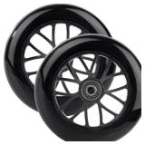 AOWESM 125mm 85a Scooter Wheels with ABEC-9 Bearings for Razor A3 Kick Scooters - Precision Fit, Durable & Smooth Ride (2-Pack, Black)