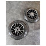 AOWESM 125mm 85a Scooter Wheels with ABEC-9 Bearings for Razor A3 Kick Scooters - Precision Fit, Durable & Smooth Ride (2-Pack, Black)