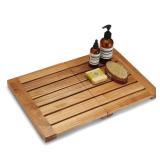 Perfnique Teak Shower Mat, 21