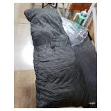 DOWNCOOL Quilted Memory Foam Body Pillow - Large Full Body Pillows for Adults - Soft Long Bed Pillows for Side Sleepers - 20x54 inch (Black)