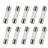 BOJACK F5AL125V 5x20 mm 5 A 125 V fuses 0.2x0.78 Inch 5 amp 125 Volt Fast-Blow Glass Fuses (Pack of 10)