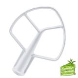 K5AB K5SS Flat Beater Replacement/K5AB K5SS Coated Flat Beater for 5-Qt Bowl-Lift Stand Mixers of 9707670 W10807813 PS983355 AP3881259 Mixer Beaters Replacement,Fit Model KSM50 KSM5 KSM450 by Sikawai