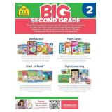 School Zone Big Second Grade Workbook: 320 Pages, 2nd Grade, Word Problems, Reading Comprehension, Phonics, Math, Science, Ages 7 to 8 (School Zone Big Workbook Series)