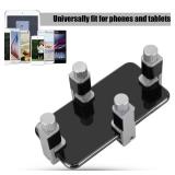 (UNUSED) Vipxyc Phone Screen Clip, LCD Screen Fastening Securing Clip Clamp Rubber + Aluminum Alloy Fixture Repair Tool for Phones and Tablets(8PCS)