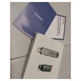 FACTORY SEALED - MFi Certified 128GB Photo Stick for iPhone Flash Drive,USB Memory Stick Thumb Drives High Speed USB Stick External Storage Compatible for iPhone/iPad/Android/PC