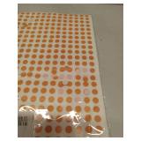 FACTORY SEALED - 6000 Pack - 1/4\ Small Dot Stickers Round Circle Labels - Orange"