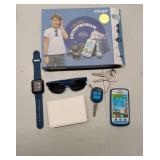 Play Wallet for Boys with Money and Pretend Play Toys, Cellphone, Smartwatch, Keys, Sunglasses, Toddler Wallet for Kids Ages 3 4 5 6 7 8 9 10 11 12 - Grown Up Pretend Play Set for Kids