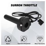 (UNUSED) JFG RACING Dirt Bike Electric Throttle Sur Ron Twist Throttle Tube Nylon for SurRon S/X Electric Dirt Bike, Small, Black