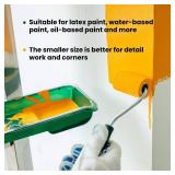 FACTORY SEALED - CoatPro Twools Foam Paint Roller, 2 Inch 10 Pack Small Paint Roller Kit with High-Density Foam Paint Roller, Paint Tray, Paint Tray Liner, Roller Frame, Mini Paint Roller for Painting